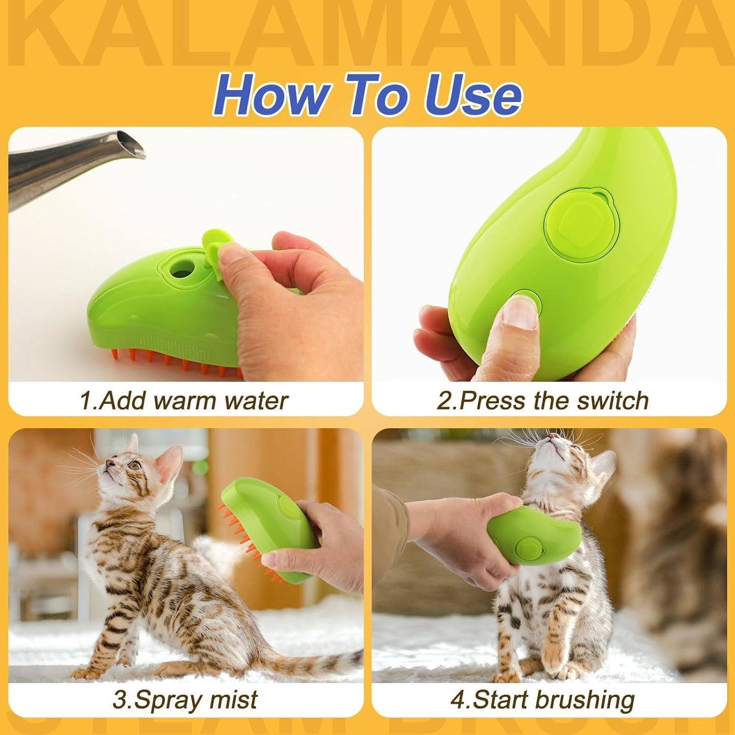 Pet Steam Brush