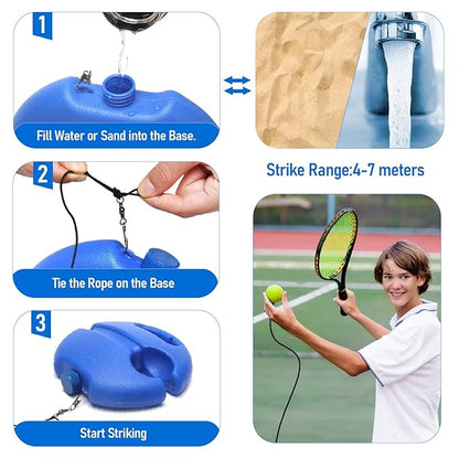 Solo Tennis Trainer Rebound Ball with String for Self Tennis Practice