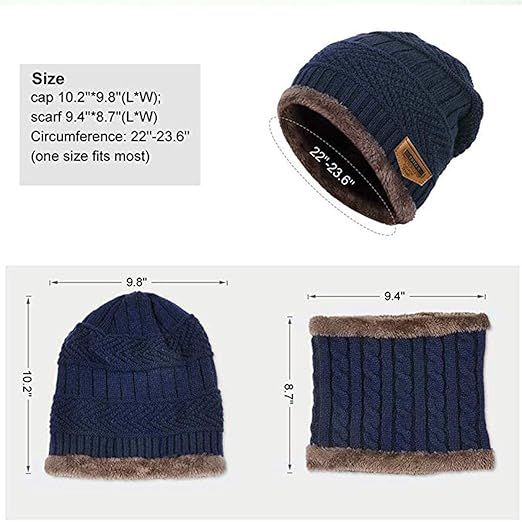 Winter Woolen Warm Beanie Knit